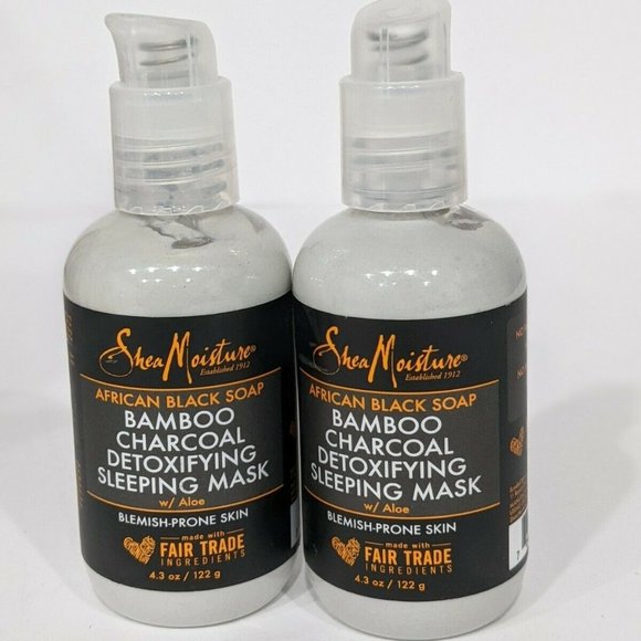 Bamboo Charcoal Detoxifying Sleeping Mask 4.3oz - Picture 1 of 3